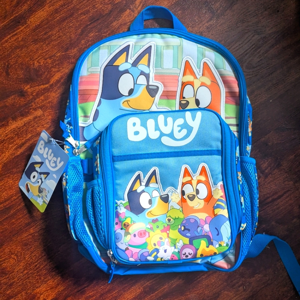 New Bluey Backpack and Lunchbox Set